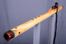 Curly Birch Native American Flute, Minor, Mid F#-4, #K22F (6)